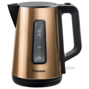 Bestron Bollitore Elettrico Cordless Copper Collection AWK1000CO 1,7 L