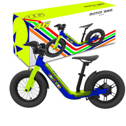 Bicicletta VR46 - Motor Bike - elettrica - Blu/Verde