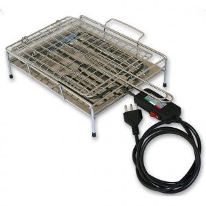 Bistecchiera elettrica con resistenza e piedini in gomma 33x48x11 cm -1900W 220 V
