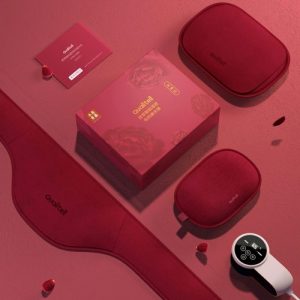 Bottiglia di acqua calda portatile ricaricabile Qualitell con borsa a mano / marsupio / a prova di esplosione / display digitale / protezione antiribaltamento Scaldamani elettrico per il corpo invernale Scaldamani riscaldante per il calore Regalo per la fidanzata Moglie 220V