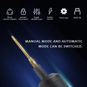 Cacciavite elettrico portatile Set di cacciaviti elettrici ricaricabili a coppia regolabile a sei marce