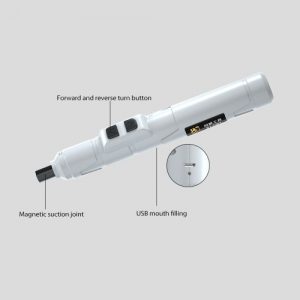 Cacciavite elettrico ricaricabile USB senza fili Mini cacciavite multifunzione Cacciavite multifunzione per la riparazione del dispositivo elettronico dell'orologio
