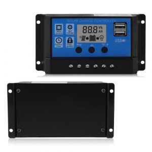 Controller del pannello solare 100A Controller del caricabatterie solare Schermo LCD Sistema di lampione Controller di ricarica Gestione della ricarica PWM Controller di uscita Dual USB