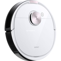 DEEBOT OZMO T8 aspirapolvere robot 0,42 L Senza sacchetto Bianco, Aspirazione robot