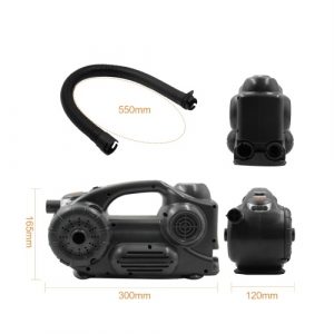 Gonfiatore per pneumatici portatile per compressore d'aria DC 12V 120PSI Pompa elettrica con manometro analogico Luce a LED per pneumatici per auto Moto Bike Basket e altri gonfiabili