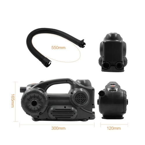 Gonfiatore per pneumatici portatile per compressore d'aria DC 12V 120PSI Pompa elettrica con manometro analogico Luce a LED per pneumatici per auto Moto Bike Basket e altri gonfiabili