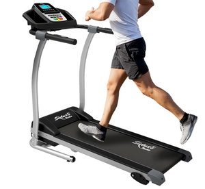 Tapis roulant elettrico pieghevole Sixtus con velocità massima di 12 km/h, con spedizione gratuita