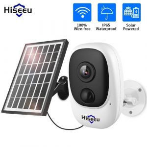 Telecamera di sicurezza solare 1080P HD Wireless WiFi ricaricabile a batteria