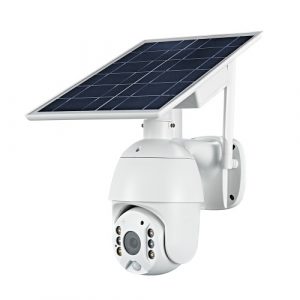 Telecamera di sorveglianza per batteria ricaricabile impermeabile da esterno da 2 MP con videocamera solare di sicurezza 1080P