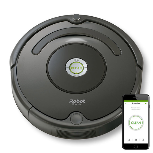 iRobot Roomba 676 aspirapolvere robot Senza sacchetto Nero 0,6 L