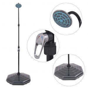vidaXL Doccia Solare 20 L in Alluminio e HDPE