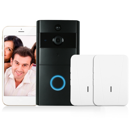 1 * 720P WiFi citofono citofono + 2 * campanello senza fili