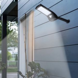 1 PZ 36 LED Solar Powered Wall Light PIR Lampada sensore di movimento con asta di montaggio
