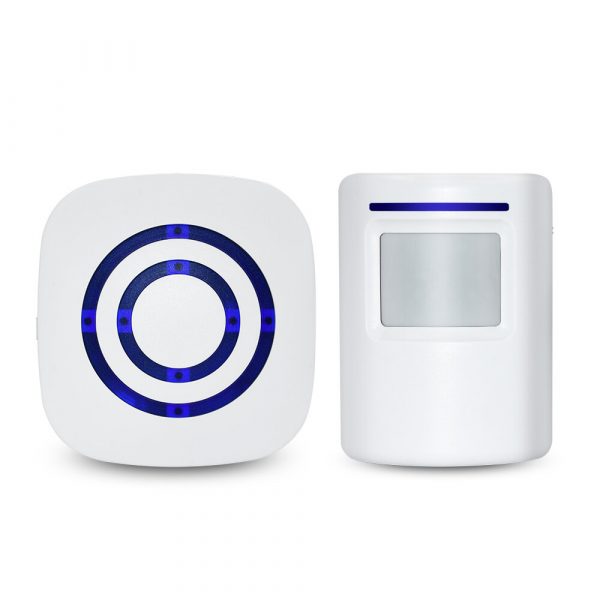 110V-240V Campanello con sensore a infrarossi wireless Campanello con allarme automatico Dispositivo di benvenuto per ne