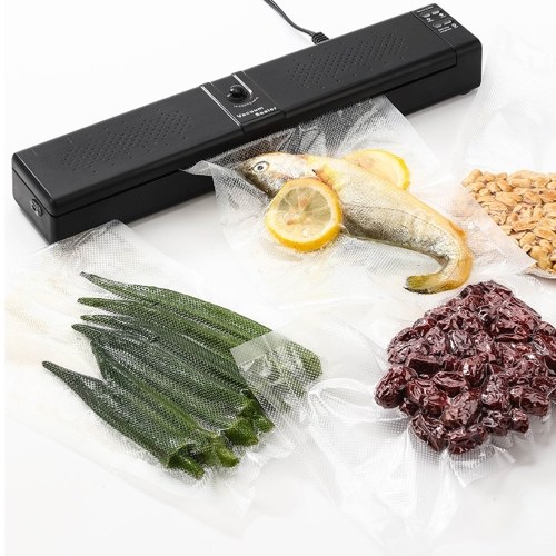 65Kpa Cucina per uso domestico Macchina sottovuoto automatica Sigillatrice elettrica per piccoli alimenti Cucina portatile Verdura Carne Frutta Conservazione degli alimenti Modalità di tenuta sottovuoto Solo modalità di tenuta