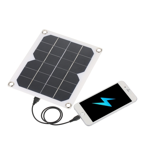 Caricabatterie da pannello solare ultra sottile portatile da 5W 1200mAh USB