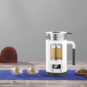ELEMENTO VITA 600 W Elettrico Salute Pentola 600 ML Tè Pentola Acqua Bollitore Temperatura Display Doppio isolamento ter