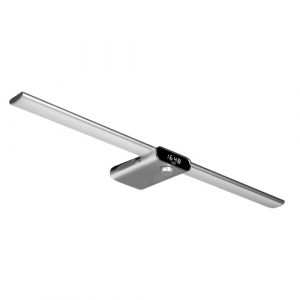 EZVALO Sensore di movimento wireless Lampada a induzione a LED per armadio con batteria da 10400 mAh 5000 K Luce bianca Orologio Funzione di temporizzazione Luce intelligente per armadio guardaroba