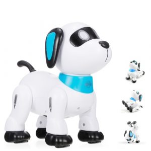 LE NENG K21 Robot Elettronico Cane Stunt Dog Telecomando Robot Giocattolo Del Cane Controllo Vocale Musica Programmabile Danza Giocattolo