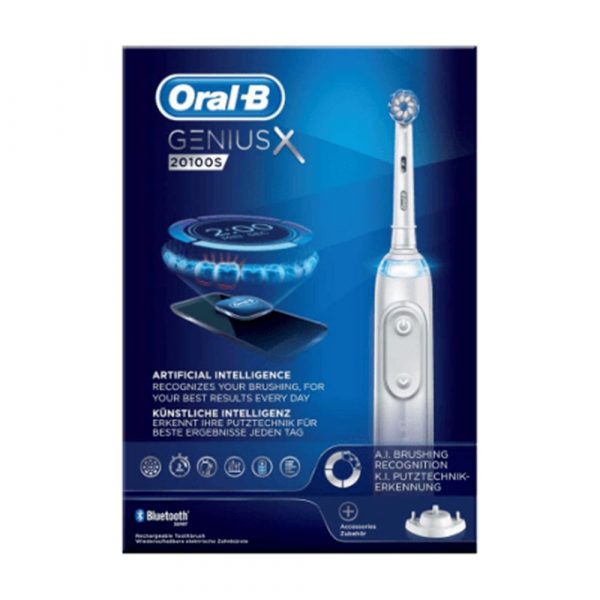 Oral-B Genius X 20100S Spazzolino Elettrico Bianco