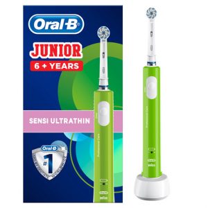 Oral-B Junior Spazzolino Elettrico Ricaricabile Da 6 Anni, Verde