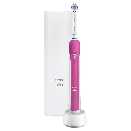 Oral-B PRO Pro2 2500 Spazzolino Elettrico Ricaricabile Rosa con Custod