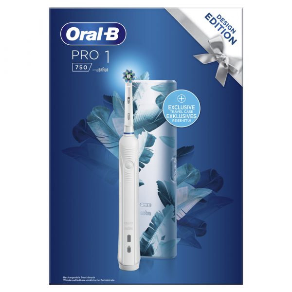 Oral-B(R) PRO 1 750 Spazzolino Elettrico Bianco Kit da Viaggio