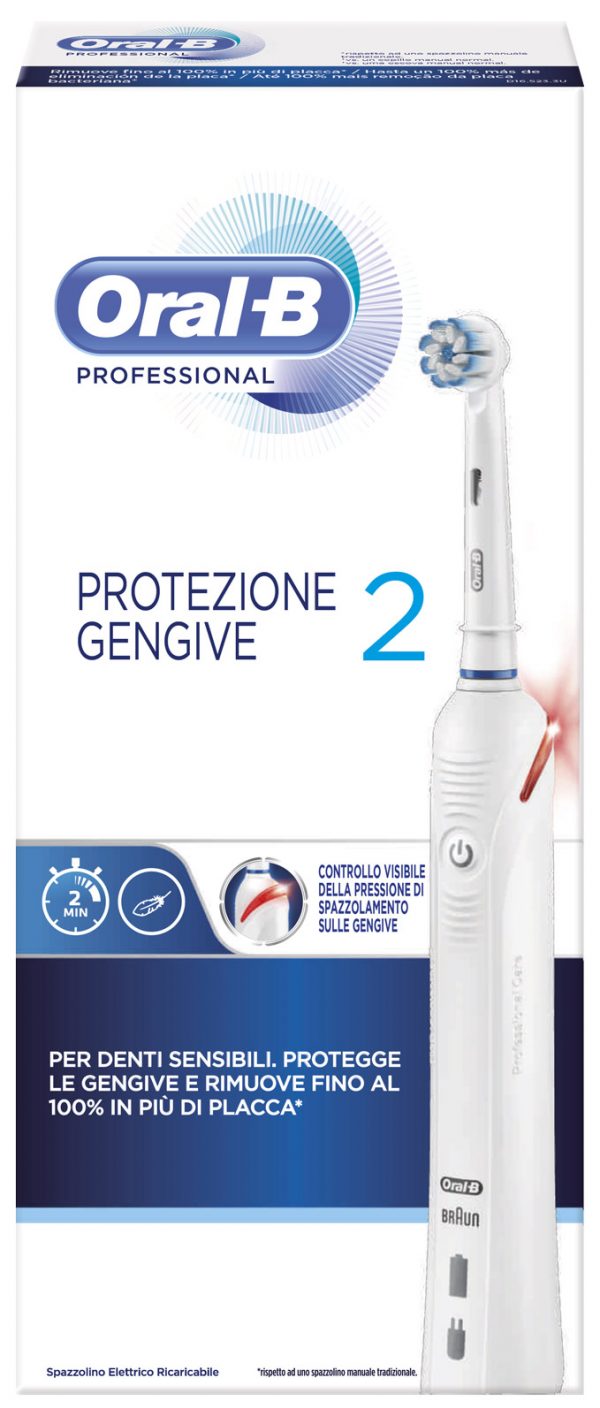 Oral-B(R) Professional Protezione Gengive 2 Spazzolino Elettrico