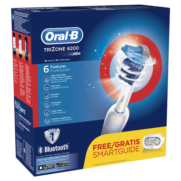 Oral-B(R) TriZone 6200 Spazzolino Elettrico Bianco