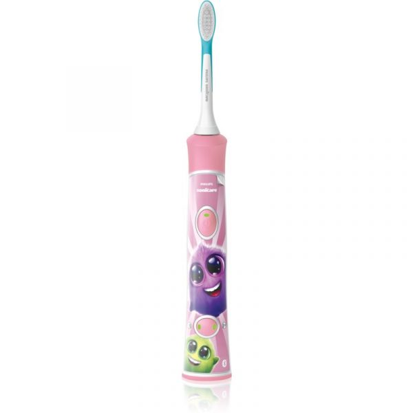 Philips Sonicare For Kids 3+ HX6352/42 spazzolino elettrico sonico per bambini con Bluetooth Pink