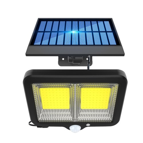 Solare Powered Energy 128PCS COB Flood Light Spot Lampada Sensibile a induzione del movimento umano / Sensore PIR Luce solare