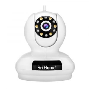 Srihome SP019 5MP QHD Wireless 2.4G 5G WIFI IP fotografica Dual Banda Auto Tracking PTZ IP fotografica Citofono Wireless