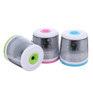 Temperamatite automatico elettrico Candy Color Uso carino Batteria Temperamatite Bambini Studente Bambini Home Office Sc