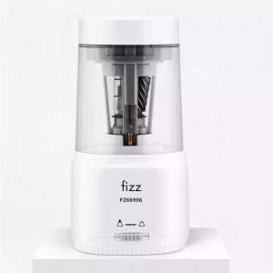 Temperamatite elettrico Fizz Temperamatite automatico bianco Forniture di cancelleria alimentate a carica USB per bambin