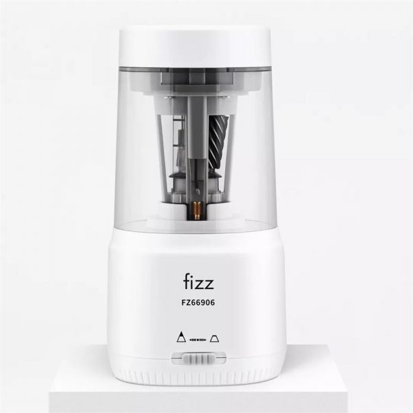 Temperamatite elettrico Fizz Temperamatite automatico bianco Forniture di cancelleria alimentate a carica USB per bambin