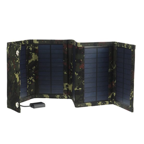 10 in 1 Pieghevole solare Pannello Power Bank Pieghevole USB Batteria Caricabatterie Escursionismo allaperto campeg