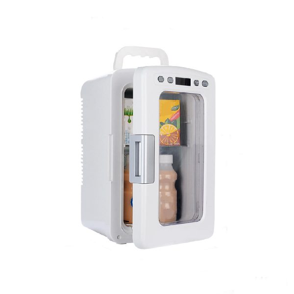 10L Car 12V Home 220V Mini frigorifero doppio sistema di controllo della temperatura portatile