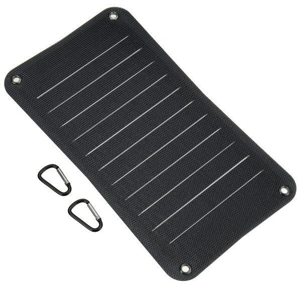 10W solare Caricabatterie solare Pannello caricabatterie per cellulare campeggio Equitazione Arrampicata Viaggi Attività