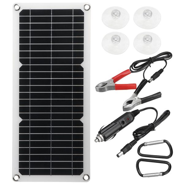 12W solare Caricabatterie da pannello con uscita USB solare Cells Portable Outdoor campeggio Alimentazione di emergenza