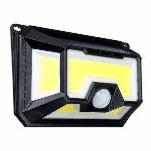 154 LED Outdoor solare Sensore di movimento Applique da parete Cortile da giardino lampada
