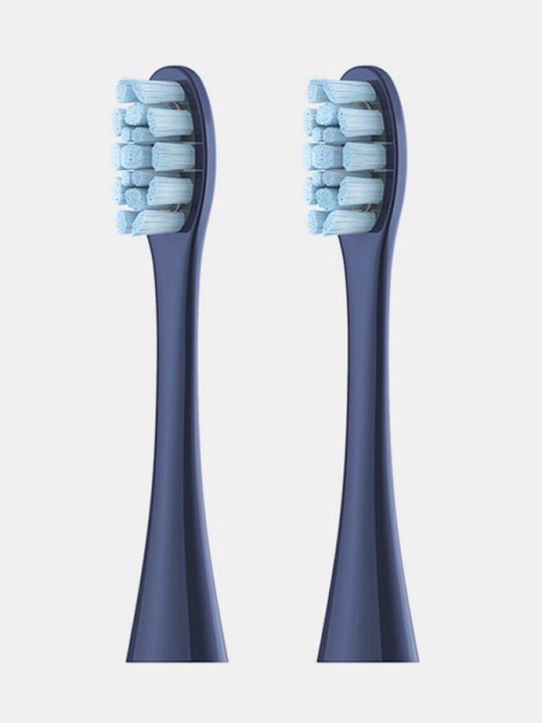2 pezzi di ricambio Pennello testine spazzolino elettrico sonico dente pulizia profonda automatica Pennello testine