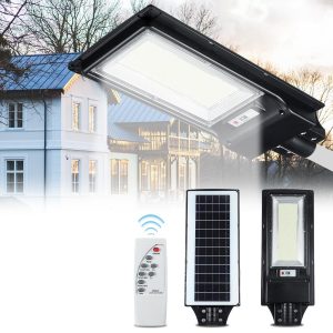 492 / 966LED solare Sensore di movimento per lampione a parete impermeabile per esterni lampada con remoto