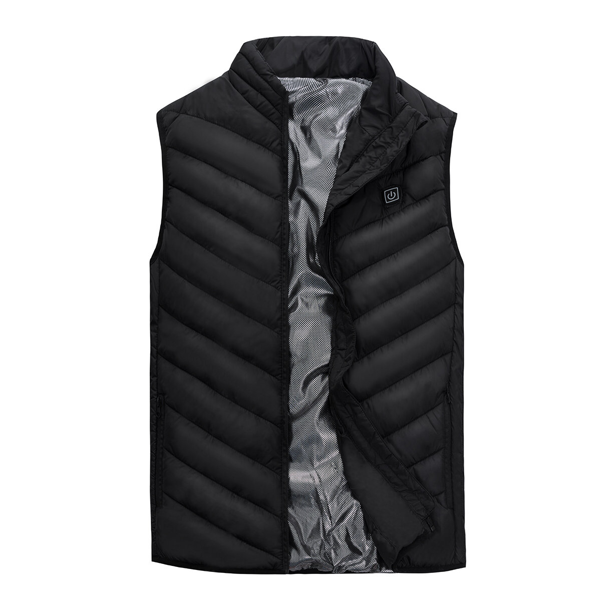 Giacca riscaldata con Ricarica USB Riscaldamento a Prova di Freddo Vestiti Lavabili Regolazione a Tre Livelli Anivia Cuscinetti riscaldati con Gilet Elettrico riscaldante Unisex Batteria Non Here 