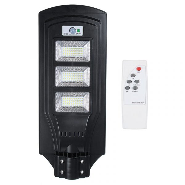 6000K 40 W / 80 W / 120 W LED solare Lampione lampada PIR Sensore di movimento remoto