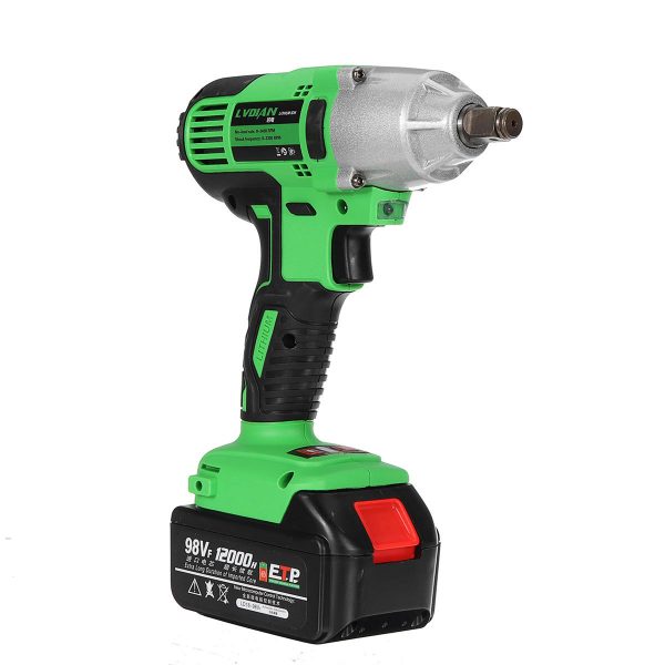 98VF Trapano avvitatore a batteria da 1/2 pollice strappo Trapano avvitatore 12000mAh Li-ion Batteria