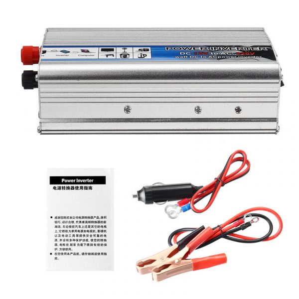 Adattatore di energia solare Adattatore per caricabatteria da 500 V a CA da 220 V CA a 220 V USB Convertitore da onda si