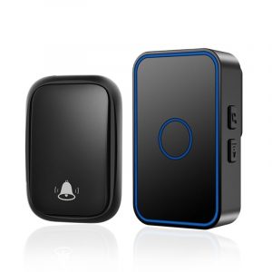 CACAZI Nuovo campanello wireless impermeabile autoalimentato No Batteria Necessario luce a led Campanello indicato 150M