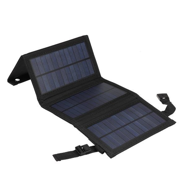 Caricatore da pannello portatile pieghevole 20W solare per esterno campeggio
