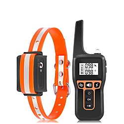Collare elettrico per addestramento del cane da 1000 m collare antiabbaio per animali domestici ricaricabile impermeabile leggero per cani shock elettrico miniinthebox