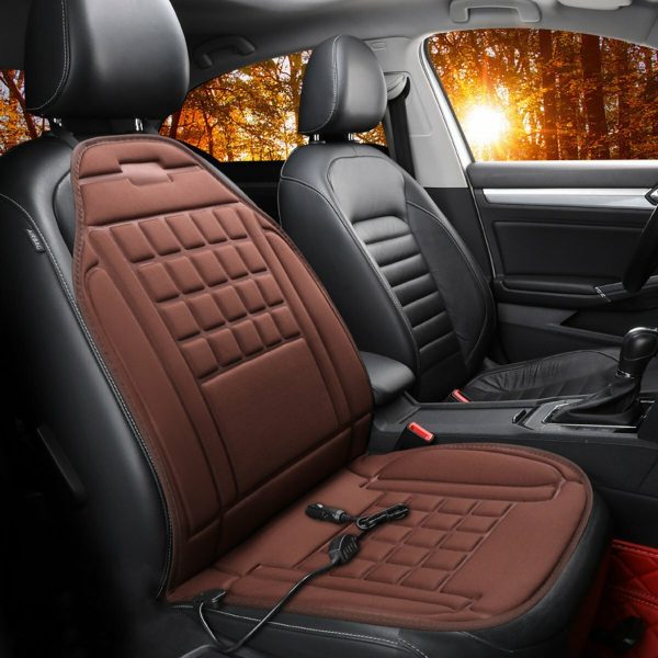 Cuscino per sedile anteriore con riscaldamento rapido elettrico per auto 12V Copertura invernale regolabile per auto